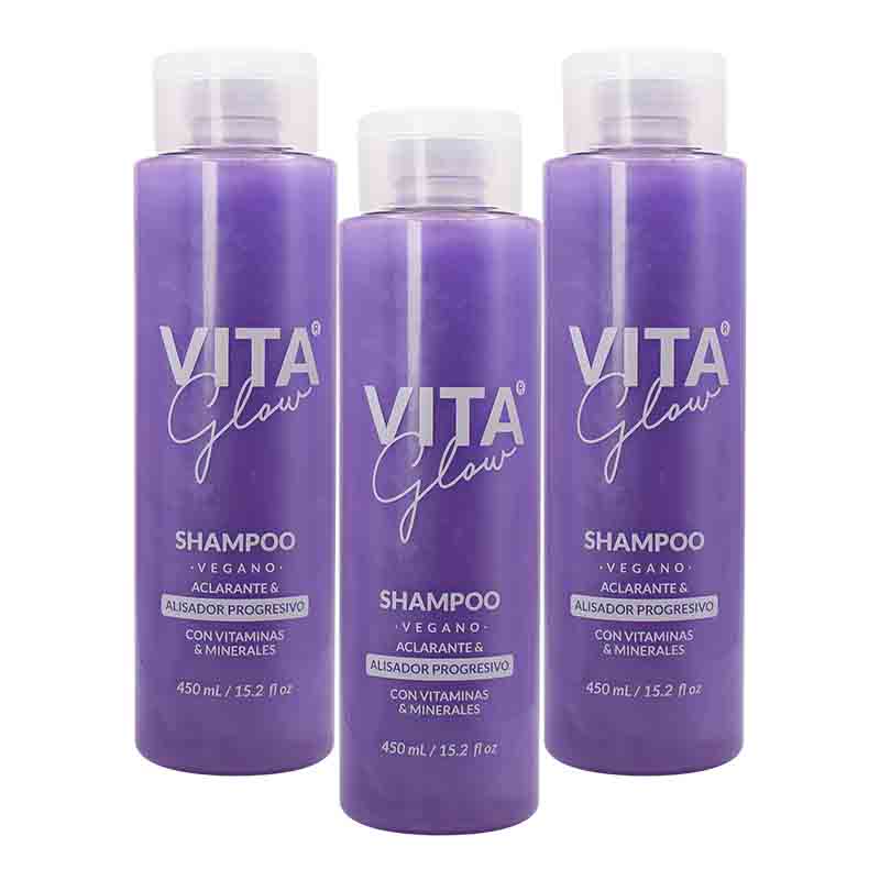 Shampoo Aclarante & Alisador - VitaGLOW