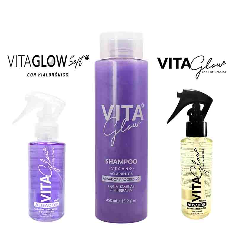 Combos Shampoo Aclarante & Alisador - VitaGLOW