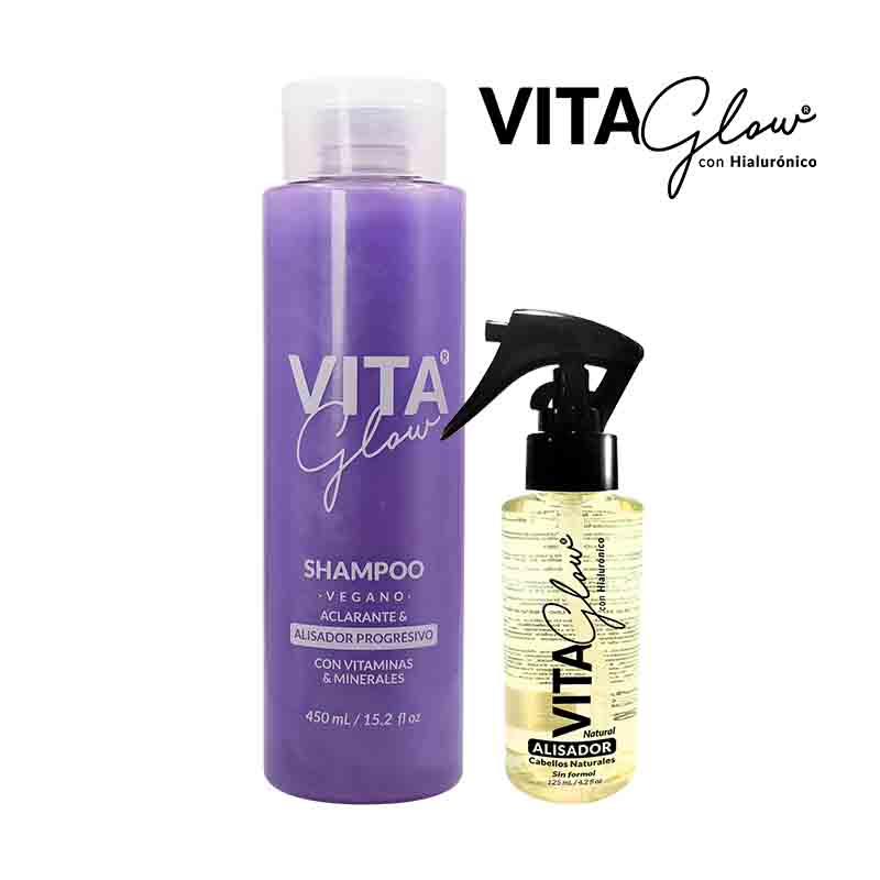 Shampoo Aclarante & Alisador - VitaGLOW