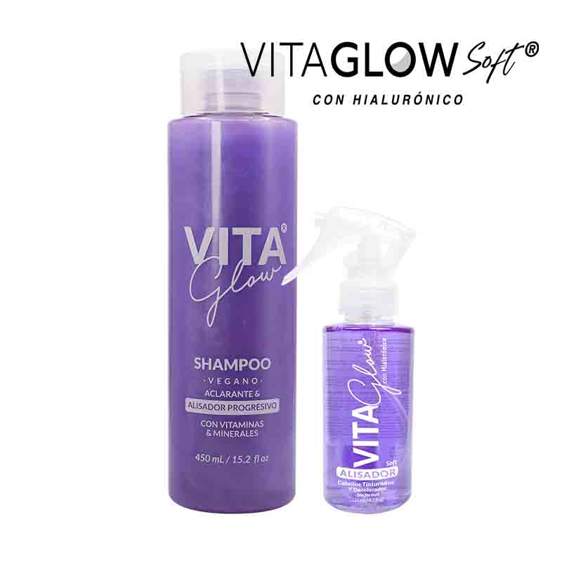 Shampoo Aclarante & Alisador - VitaGLOW