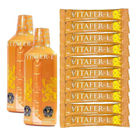VITAFER-L - Energizante Potencializador 500ml + 10ml