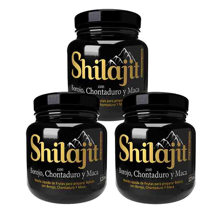 SHILAJIT - 100% Testosterona. Potencializador - Energizante