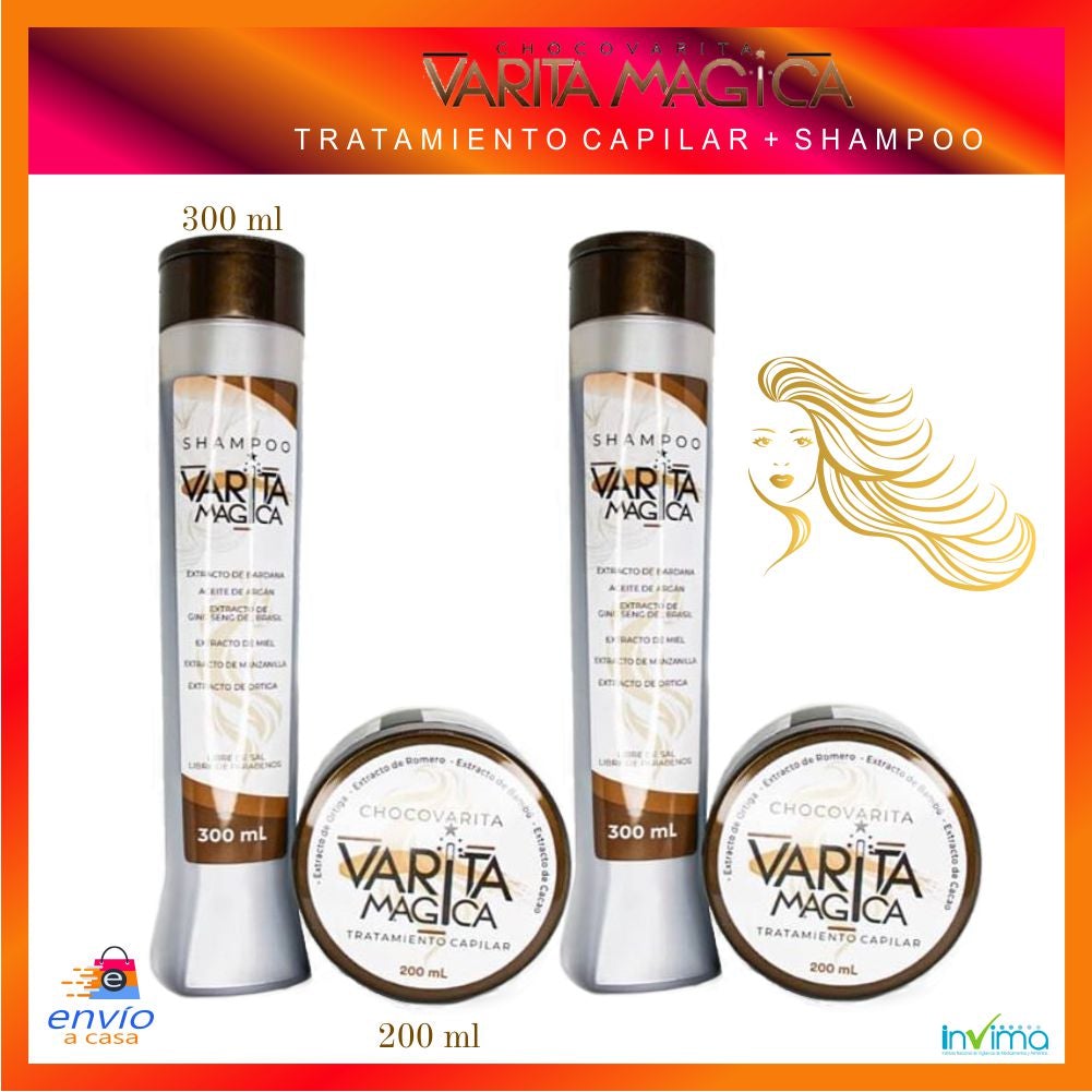 Tratamiento Capilar + Shampoo CHOCOVARITA MÁGICA