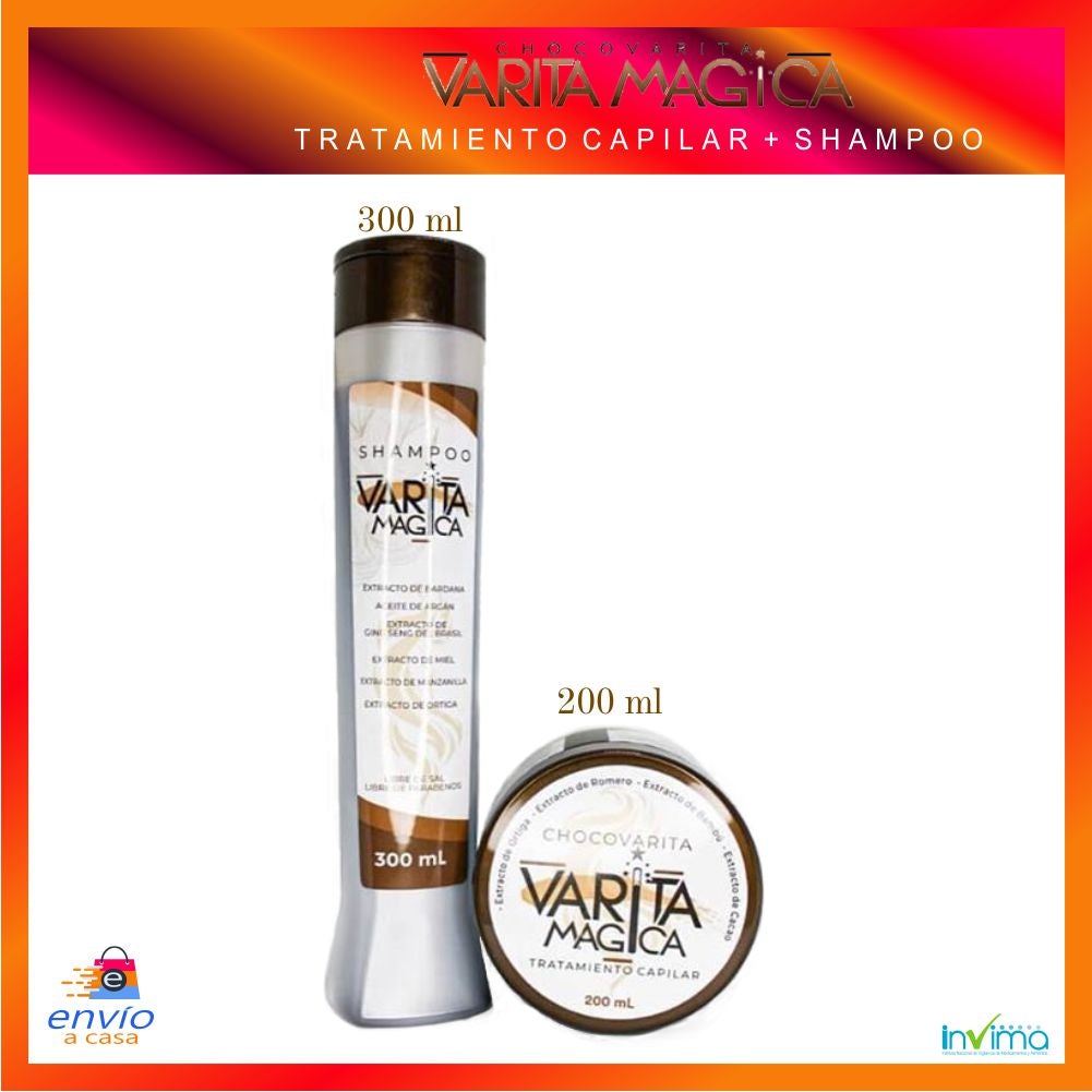 Tratamiento Capilar + Shampoo CHOCOVARITA MÁGICA