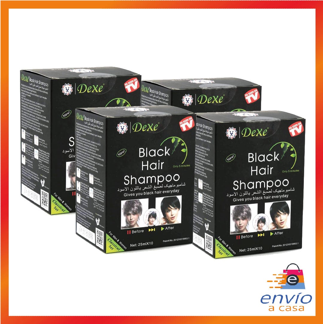 Champú cabello negro oscurecedor: DEXE