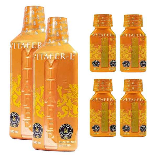 VITAFER-L - Energizante Potencializador 500ml + 20ml