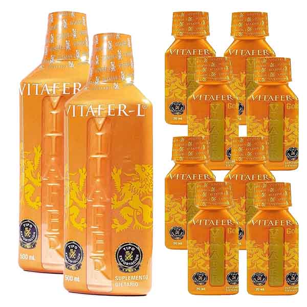 VITAFER-L - Energizante Potencializador 500ml + 20ml