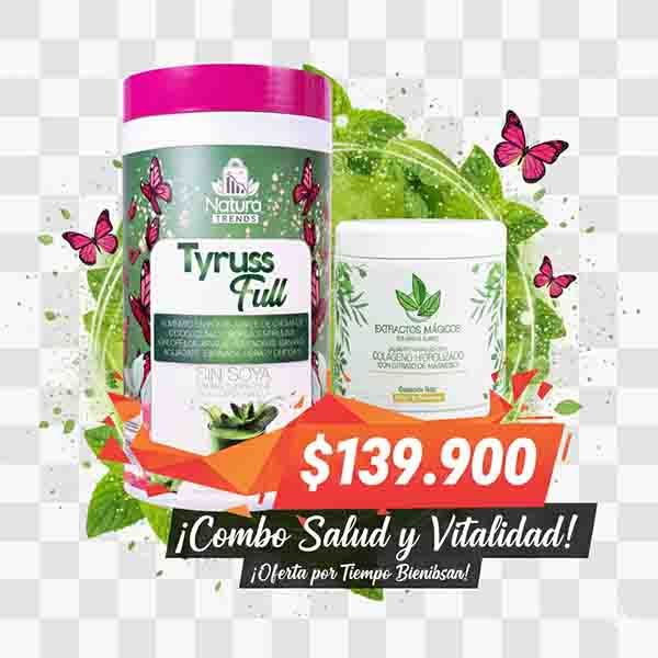 Colágeno con Citrato de Magnesio + Tyruss Full - Oferta