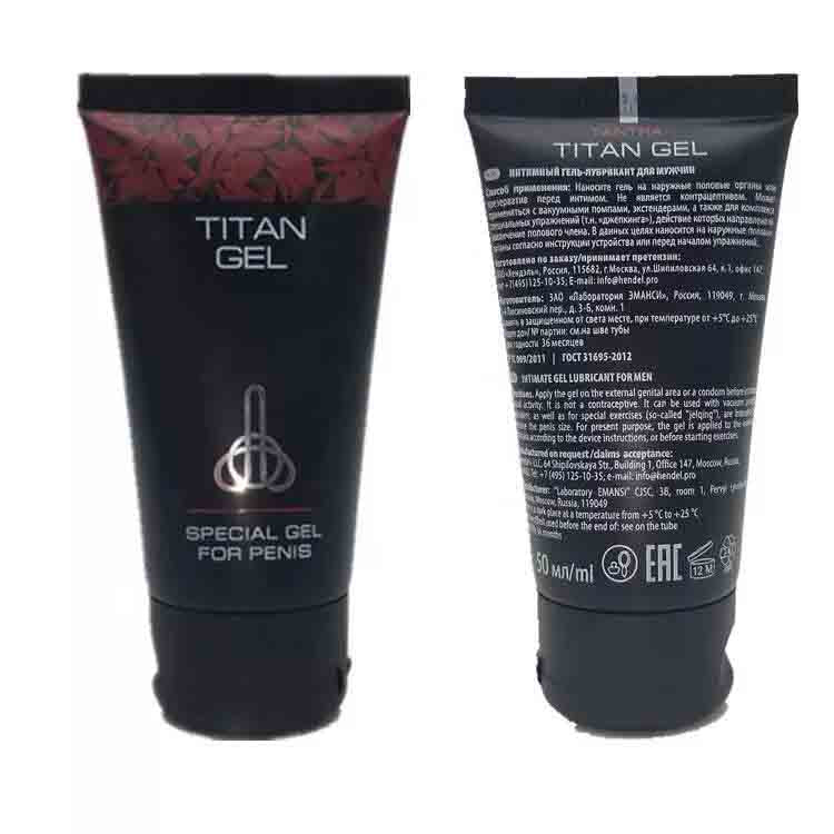 TITAN Red - Gel voluminizante lubricante