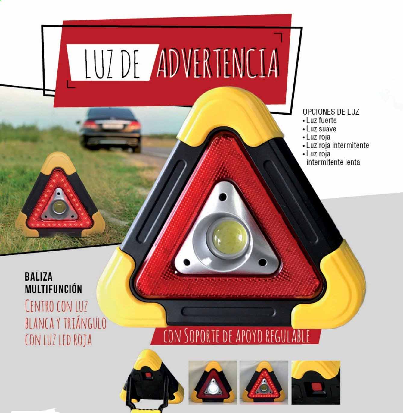 Triangulo LED Seguridad Vial