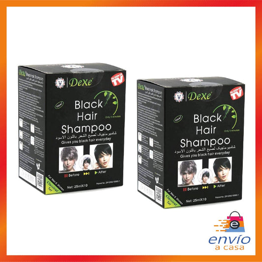 Champú cabello negro oscurecedor: DEXE