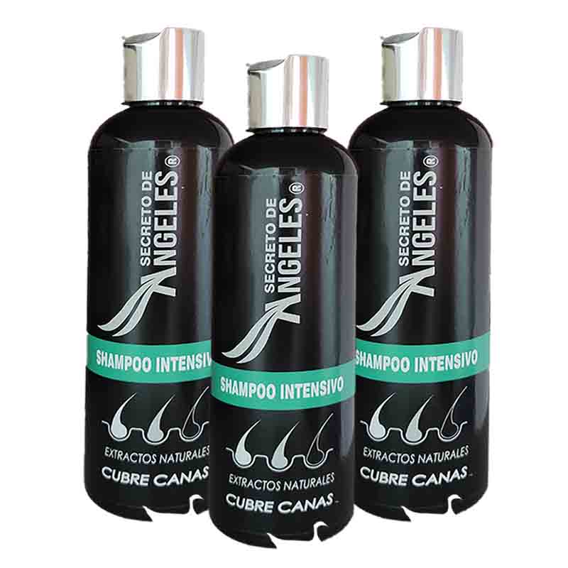 Cubrecanas Shampoo Negro - Secreto de Angeles